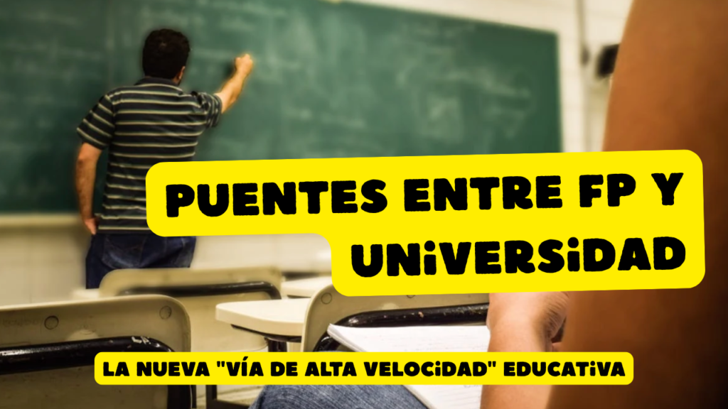 Hubo un tiempo en que la educación en España se entendía como una bifurcación: o elegías el camino académico (Universidad) o el profesional (FP)