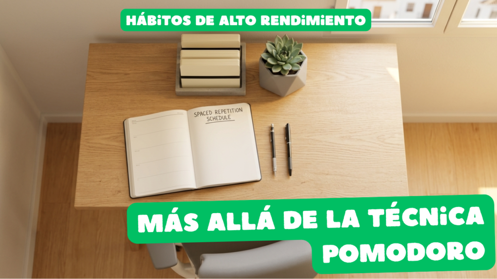 El objetivo es pasar de un estudio pasivo (leer y subrayar) a uno activo que garantice que la información se consolide en la memoria a largo plazo.